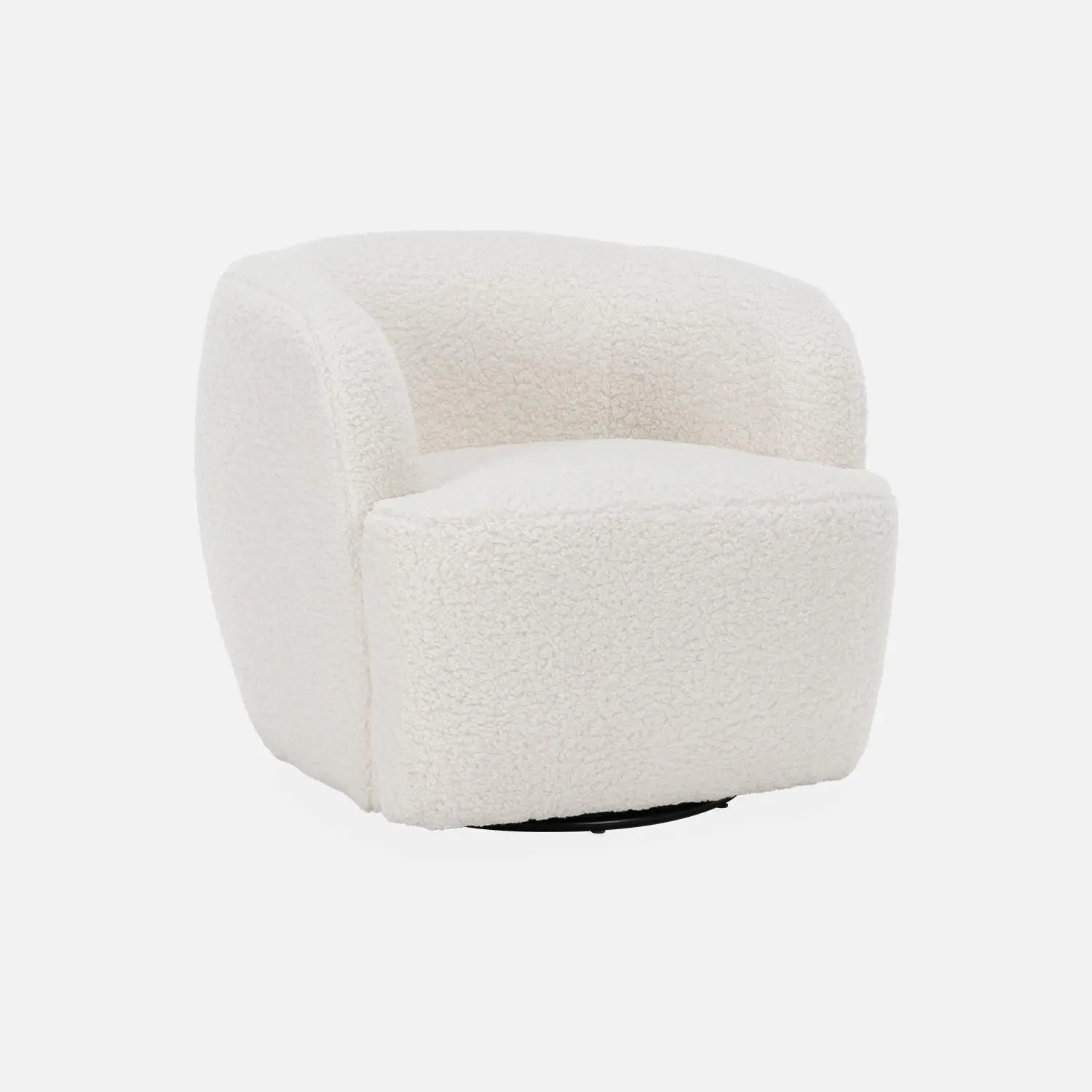 Fauteuil moderne en velours pour décoration intérieur